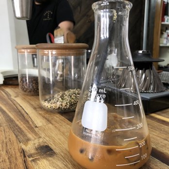Semilla Coffee Lab - Iced Latte. - Coffee & Tea Near Me - McAllen, Texas