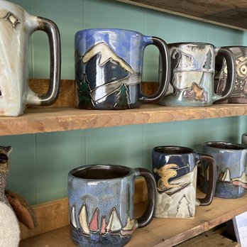 Pocono Mountain Provisions - a shelf of coffee mugs - Grocery Near Me - Pocono Lake, Pennsylvania Pocono Mountain Provisions - a shelf of coffee mugs - Grocery Near Me - Pocono Lake, Pennsylvania
