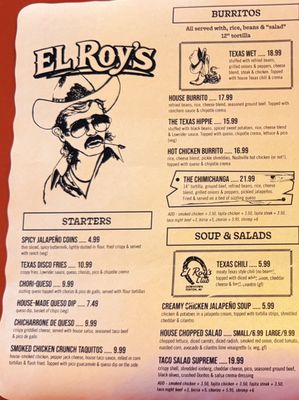 Menu photo 1 El Roy's Fenton, MI Menu photo 1 El Roy's Fenton, MI
