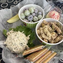 Jalapeño Holly, Pasta Salad, Grape Salad