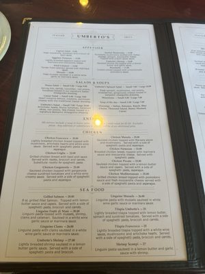 Menu photo 1 Umberto's Italian Grill San Antonio, TX Menu photo 1 Umberto's Italian Grill San Antonio, TX
