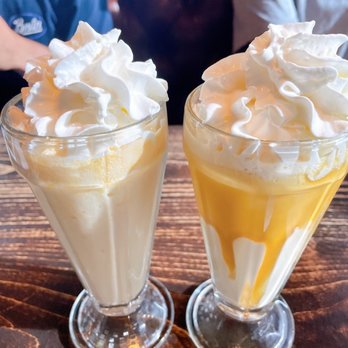 Broderick - Creamsicle and salted caramel milkshake - Burgers Near Me - Walnut Creek, California