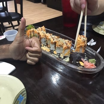 Chopstix - Yummy sushi roll! This was actually pretty good, I would recommend getting it. - Chinese Near Me - Kingsville, Texas Chopstix - Yummy sushi roll! This was actually pretty good, I would recommend getting it. - Chinese Near Me - Kingsville, Texas