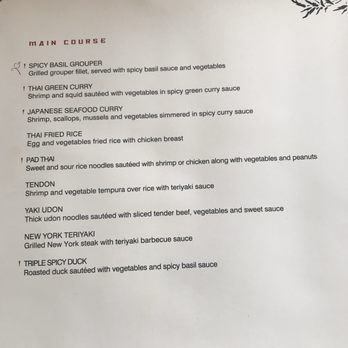 Spice - Main course menu - Japanese Near Me - Puerto Morelos, ROO