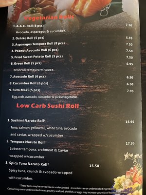 Menu photo 8 Ninja Sushi Littleton, CO