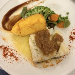 Cueva La Rocío - Cod with sautéed onions. Delicious!