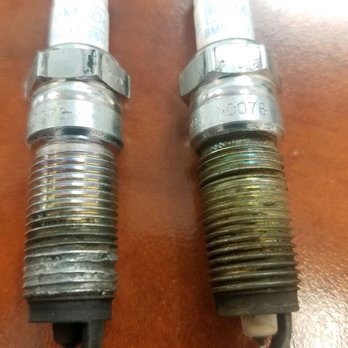 Ken Grody Ford - The plug Redlands Ford cross-threaded next to a plug that wasn't cross-threaded they put in at the same time. - Car Dealers Near Me - Redlands, California