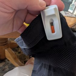 Didn't take off security tag and it has ink.