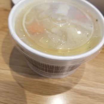 Panera Bread - "Bowl" of soup that I ate 3 bites of fits in a cup. Don't bother paying the extra $2 for a bowl. I couldn't even finish my meal so annoyed. - Salad Near Me - Rockwall, Texas
