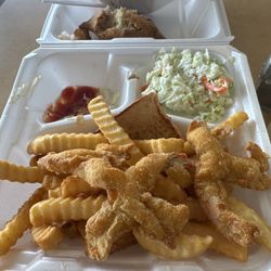 The 12 piece shrimp combo and stuffed crab is my go to meal for this place.