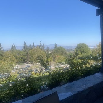 Summit House - The lovely view from our table - Steakhouses Near Me - Fullerton, California