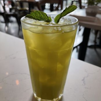 Ammatoli - Mint Lemonade - delicious, but tart! - Mediterranean Near Me - Long Beach, California