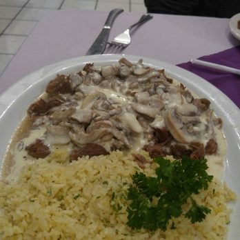 Chef Alisah's - Beef with sauce and mushrooms - Mediterranean Near Me - Tucson, Arizona