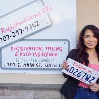 Happy Registrations - Ocupas placas? registracion? stickers? Estoy aqui para ayudarte!  Do you need plates? Stickers? Registration? I am here to help you! - Registration Services Near Me - Ukiah, California