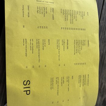 Congaree and Penn - Beverage menu - Farms Near Me - Jacksonville, Florida