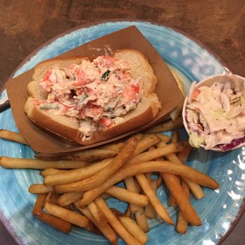 JD's - The delicious lobster roll, with a light mayonnaise, and some cucumber which I found very interesting. price $19 - Pizza Near Me - Provincetown, Massachusetts