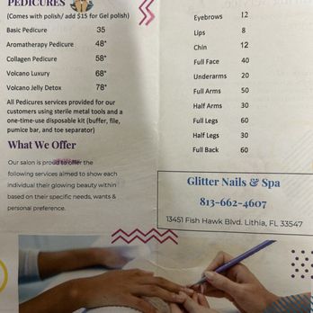 The Glitter Nails and Spa - Prices - Nail Salons Near Me - Lithia, Florida