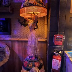 One of the beautiful antiques in the bar