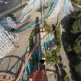 Goliath - A 255 Foot Drop Is A Beautiful Sight! - Amusement Parks Near Me - Valencia, California