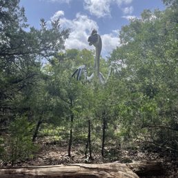 Who is that peeking above the trees?!! Who is that peeking above the trees?!!