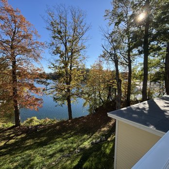 The LakeHouse Inn - View from balcony - Bed & Breakfast Near Me - Lee, Massachusetts