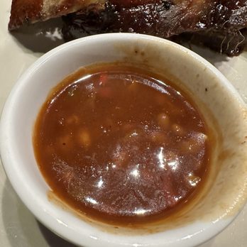 Branding Iron Cafe - Baked bean soup from the Sunday night Smokehouse Rib special - Mexican Near Me - Reno, Nevada