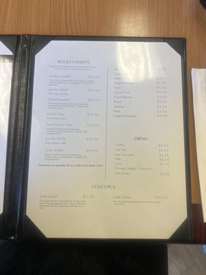 Menu photo 3 Rocky's Cafe Seaside, CA