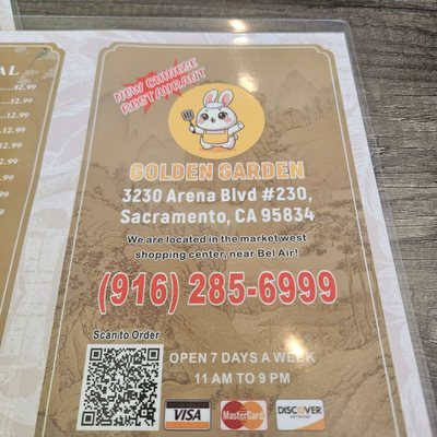 Menu photo 1 Golden Garden Sacramento, CA Menu photo 1 Golden Garden Sacramento, CA