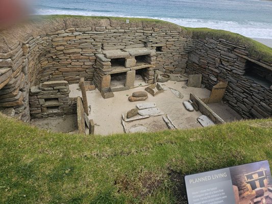 Skara Brae Prehistoric Village by null