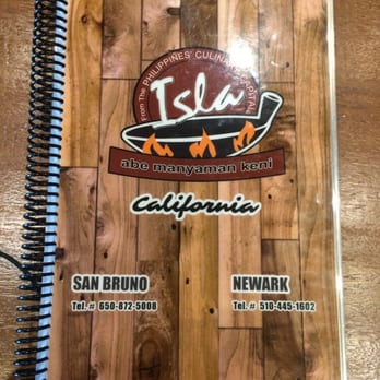 Isla Restaurant - Menu! - Filipino Near Me - Newark, California