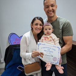 Coby Madison Jewelers - Baby got her ears pierced at 6 months