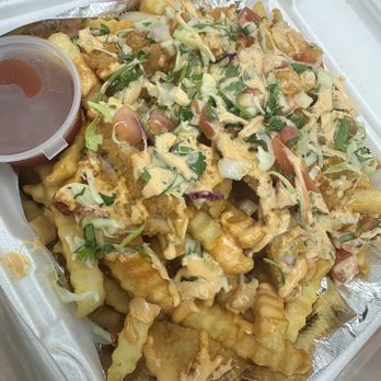 M&Y Boorrito - Surf and turf fries - Food Trucks Near Me - Rialto , California