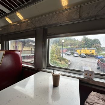 Aegis Coffee Roasters - If you sit in the caboose here's your view :) - Cafes Near Me - Du Bois, Pennsylvania