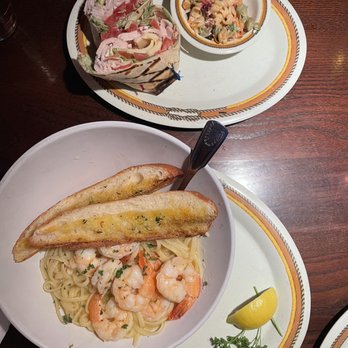 The Fish Grill - Turkey & Swiss wrap. Shrimp scampi. - Seafood Near Me - Dania Beach, Florida