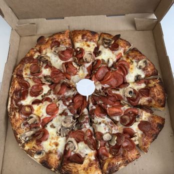 Mountain Mike's Pizza - Large Pepperoni and Mushroom Pizza - Pizza Near Me - Pleasant Hill, California Mountain Mike's Pizza - Large Pepperoni and Mushroom Pizza - Pizza Near Me - Pleasant Hill, California