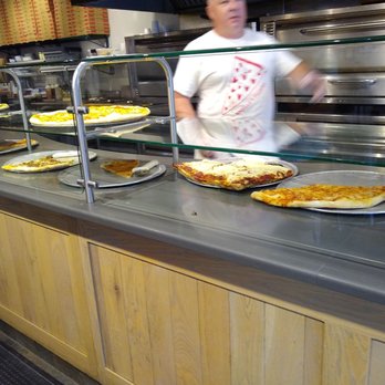 Aniello's Pizzeria - Lots of slice choices... A little thin at the moment from good business... But quickly replaced - Pizza Near Me - Corning, New York