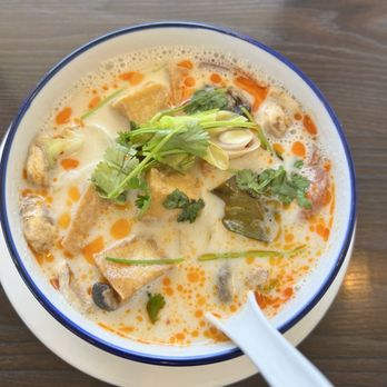 Lucky's Thai Pantry - Tom Kha with tofu - Thai Near Me - Orange, California