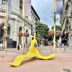 Cable Car Turntable - Curb-A-Peel sculpture