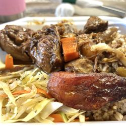 Classic Jamaican Jerk Stop - Brown stew chicken