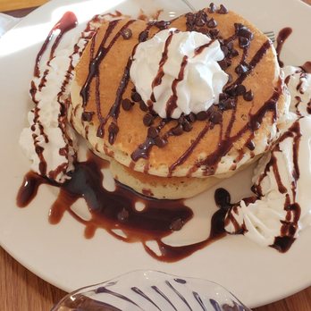 Maple N Jams Cafe - Chocolate Chip pancakes - American Near Me - Burbank, Illinois Maple N Jams Cafe - Chocolate Chip pancakes - American Near Me - Burbank, Illinois