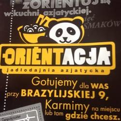 Orientacja Jadłodalnia Azjatycka - Ulotka. Lubię pandy!