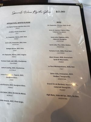 Menu photo 1 Entrecot Napa, CA