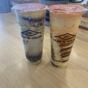 Leaf N Cream - Oreo brûlée milk tea and swirl Thai - Bubble Tea Near Me - Tustin, California Leaf N Cream - Oreo brûlée milk tea and swirl Thai - Bubble Tea Near Me - Tustin, California