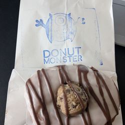 Donut Monster - Cookie dough donut