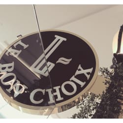 Le Bon Choix - Garden City - Their sign