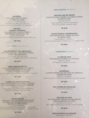 Menu photo 2 Cota 200 Rio de Janeiro, RJ Menu photo 2 Cota 200 Rio de Janeiro, RJ