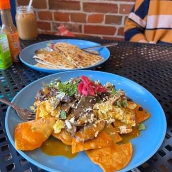 Corazon Cafe - Chilaquiles with carne asada - Breakfast & Brunch Near Me - San Luis Obispo, California