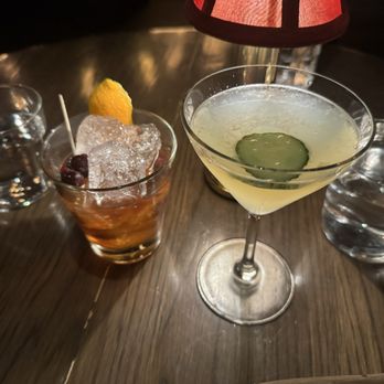 Bavette's - Old fashioned forrester / cucumber martini which - Steakhouses Near Me - Las Vegas, Nevada
