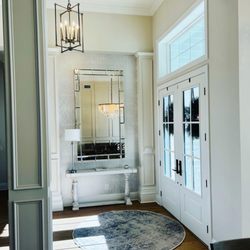 Melissa K. Wright Design - Jaw-dropping entrance completed at this beautiful Apollo Beach home I have had the privilege of designing!