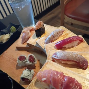 Sun Sushi - "Bluefin tuna six ways", really good. - Japanese Near Me - Santa Barbara, California